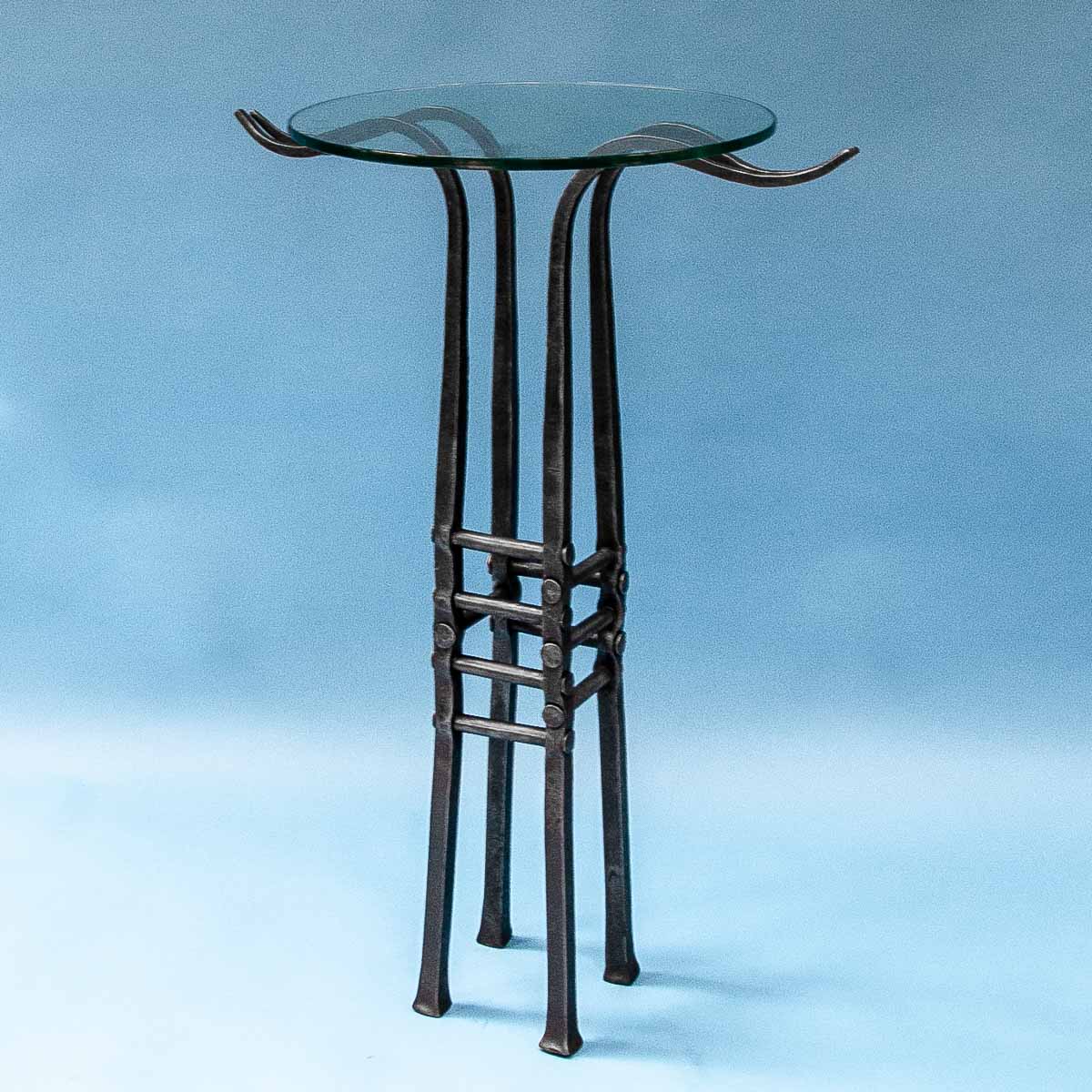 Contemporary Steel Art Deco Table